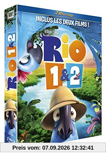 Coffret rio : rio 1 ; rio 2 [Blu-ray] [FR Import]