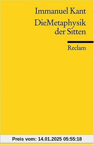 Die Metaphysik der Sitten