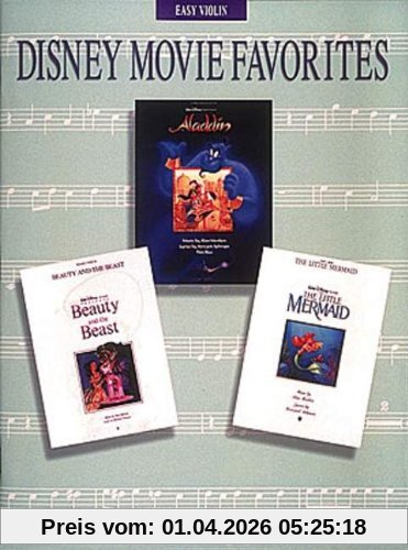 Disney Movie Favorites Instrumental Solo Easy Violin Vln (Easy Play Series)