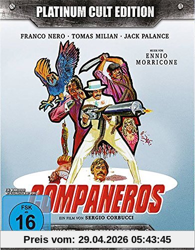 Companeros - Platinum Cult Edition (Blu-Ray + 2 DVDs + Audio-CD) limitierte Auflage 1000 Stück !! [Limited Edition]