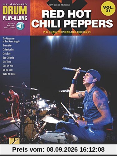 Drum Play-Along Volume 31: Red Hot Chili Peppers: Play-Along, CD für Schlagzeug