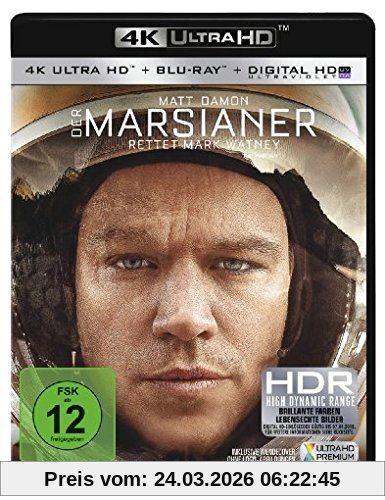 Der Marsianer - Rettet Mark Watney  (+ 4K Ultra HD-Bluray) [Blu-ray]