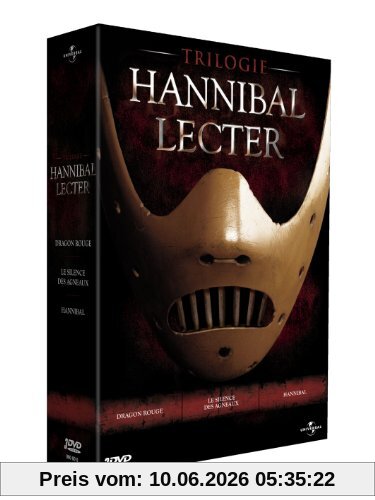 Coffret hannibal lecter : le silence des agneaux ; dragon rouge ; hannibal [FR Import]
