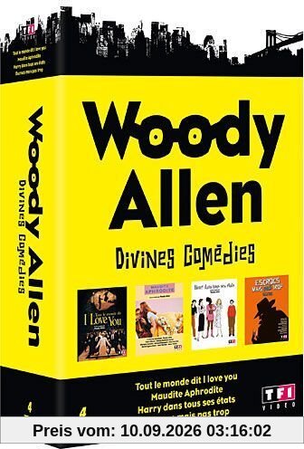 Coffret woody allen, divines comédies : tout le monde dit I love you ; maudite aphrodite ; harry dans tous ses états... [FR Import]