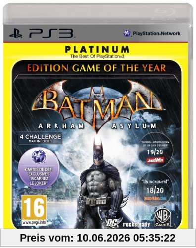 Batman Arkham Asylum - édition jeu de l'année
