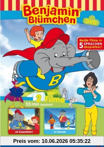 Benjamin Blümchen als Superelefant / im Eismeer