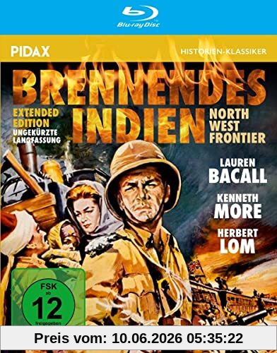 Brennendes Indien (North West Frontier) - Extended Edition in ungekürzter Langfassung / Kult-Abenteuerfilm mit Starbesetzung (Pidax Historien-Klassiker) [Blu-ray]