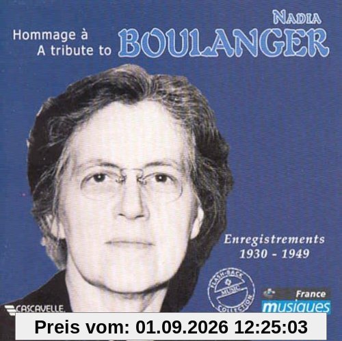 Hommage a Nadia Boulanger