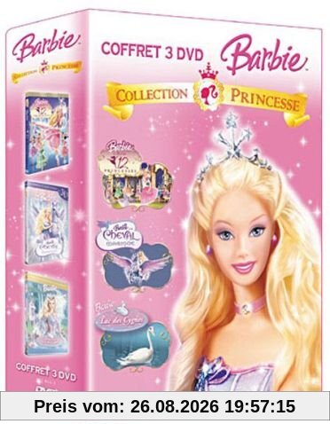 Barbie Princesse : Le bal des 12 princesses ; Le cheval magique ; Lac des cygnes [3 DVDs]