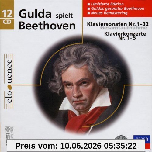 Gulda spielt Beethoven: Klaviersonaten 1-32 + Klavierkonzerte 1 - 5