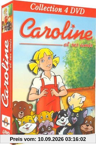 Caroline et ses amis : A la plage / Fêtent Noël / Aux sports d'hiver / A la campagne - Coffret 4 DVD [FR Import]