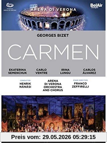 Franco Zeffirelli Bizet, Carmen (Semenchuk/Alvarez) - High Definition Recording June 2014, Verona Arena [Dvd]