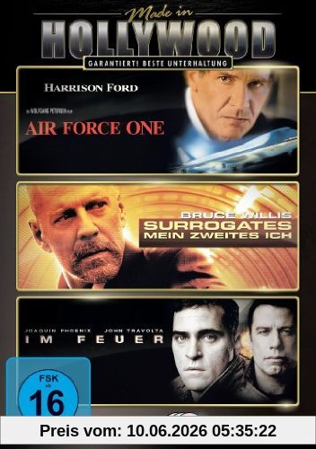 Air Force One / Surrogates - Mein zweites Ich / Im Feuer [3 DVDs]