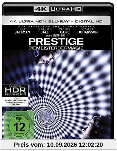 Prestige - Meister der Magie (4K Ultra HD + 2D-Blu-ray) (2-Disc Version) [Blu-ray]
