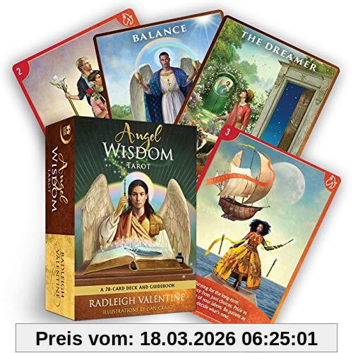 Radleigh Valentine Angel Guidance Tarot Cards, A 78-Card Deck And Guidebook