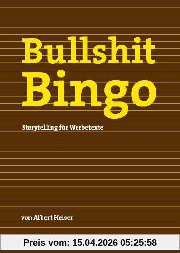 Bullshit Bingo, Storytelling für Werbetexte