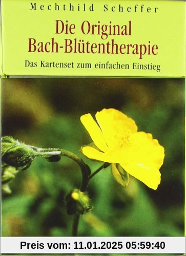 Die Original Bach-Blütentherapie: Das Kartenset zum einfachen Einstieg. Mit 50 Karten