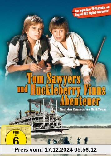 Tom Sawyers und Huckleberry Finns Abenteuer (2 DVDs) - Die legendären TV-Vierteiler