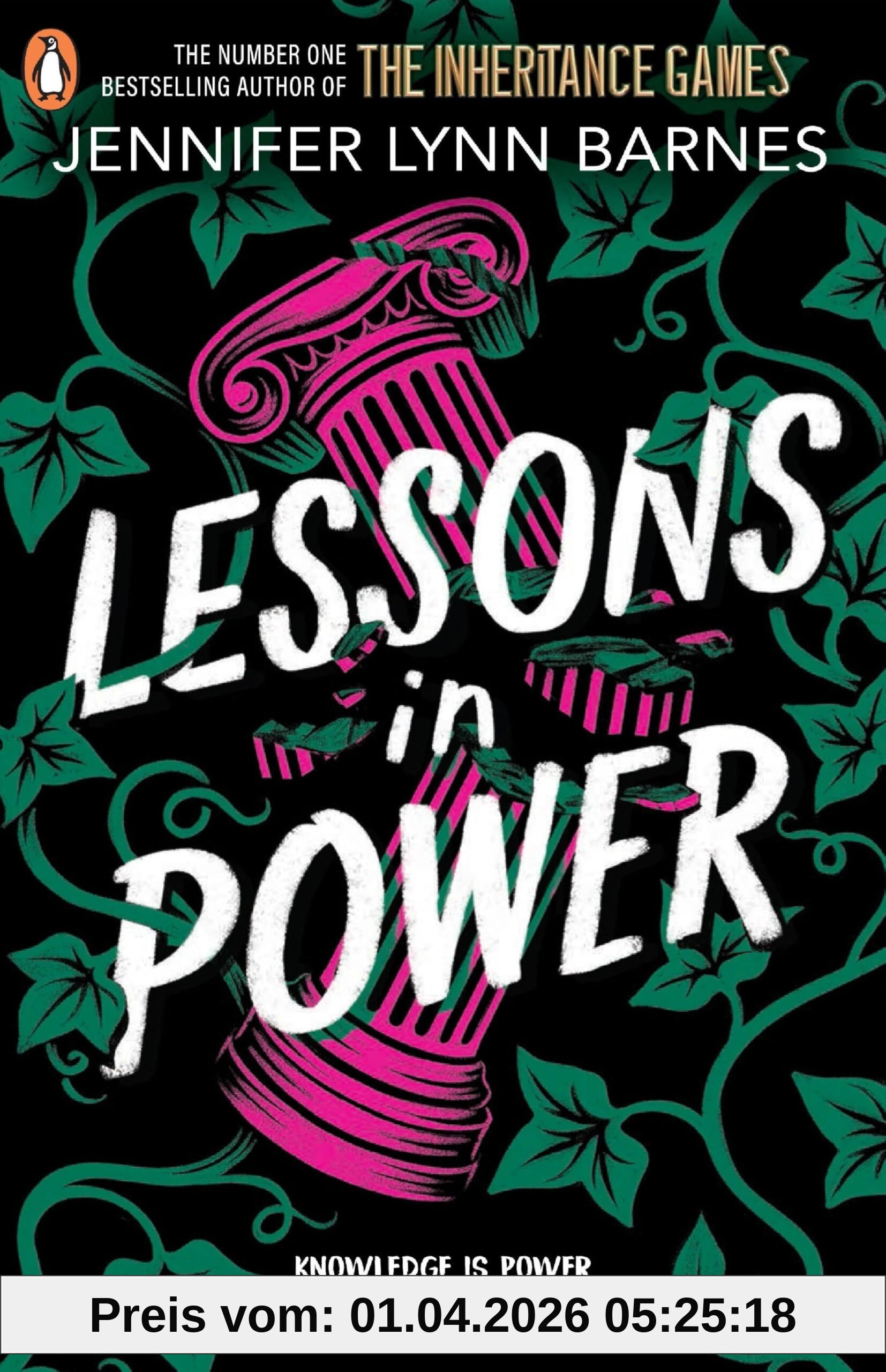 Lessons in Power: Book 2 in the gripping mystery thriller duology from the author of The Inheritance Games (The Fixer, 2)