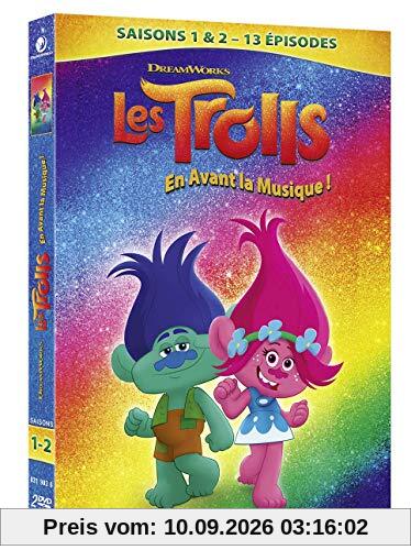 Coffret les trolls, saisons 1 et 2 : en avant la musique !, 13 épisodes [FR Import]