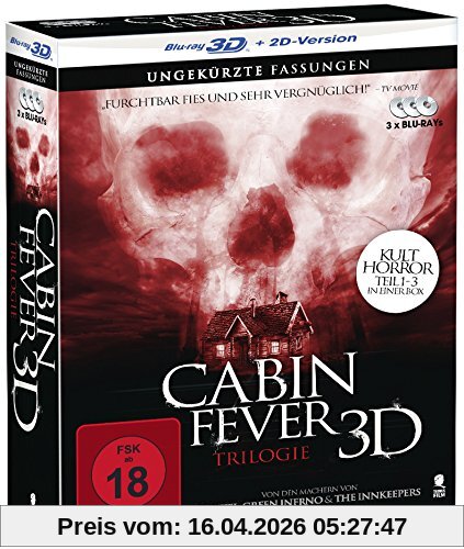 Cabin Fever 1-3 - Komplettbox mit allen 3 Teilen (3 3D Blu-rays) [3D Blu-ray + 2D Version]