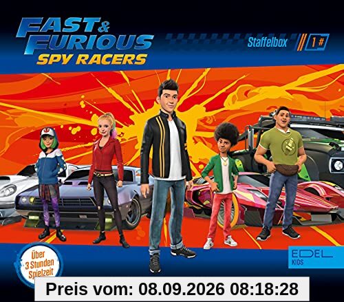 Fast and Furious - Spy Racers: Alle Original-Hörspiele zur 1. Staffel (Folge 1 - 8) - [Hörspiel-Staffelbox mit 3 CDs]