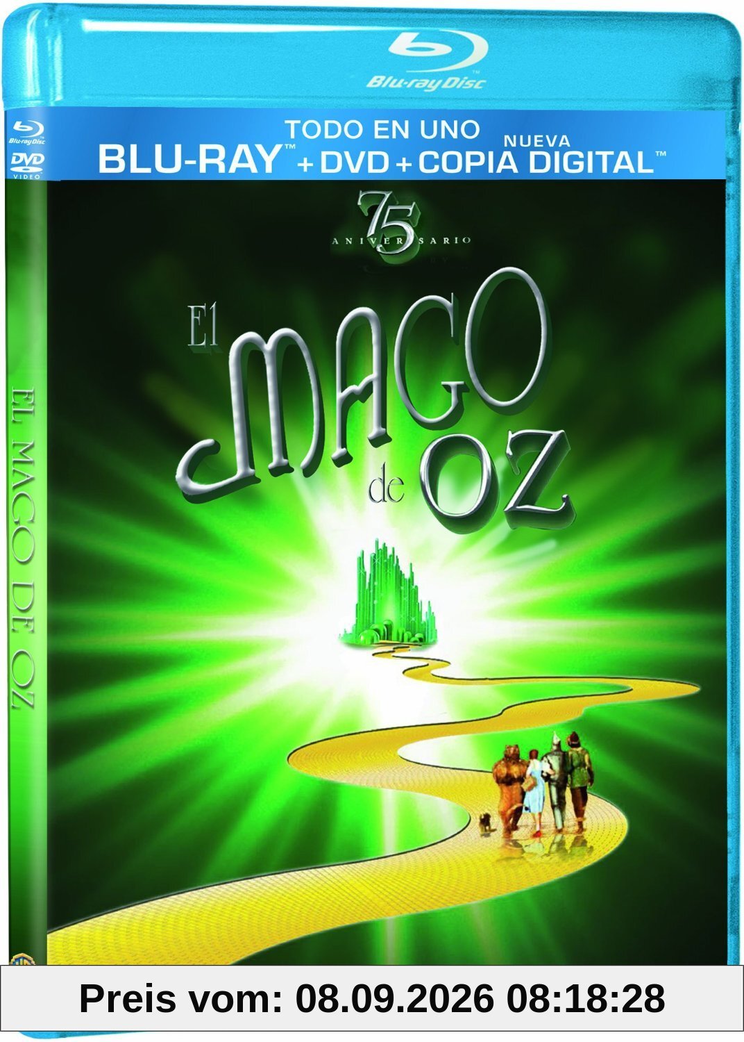 El Mago De Oz: 75 Aniversario - Edición Coleccionista (Dvd + Bd + Copia Digit