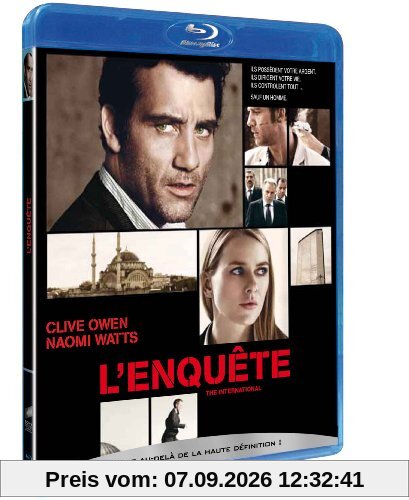 L'enquête (The International) [Blu-ray] [FR Import]