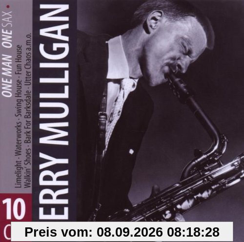 Gerry Mulligan (One man One Sax) plays all his great songs: Limelight, Waterworks, Swing House, Bark For Barksdale, Utter Chaos, amo!