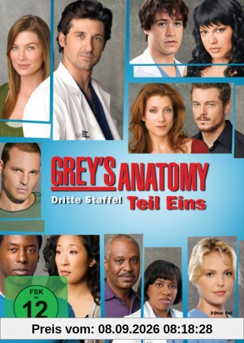 Grey's Anatomy - Die jungen Ärzte - Dritte Staffel, Teil 1 (3 DVDs)