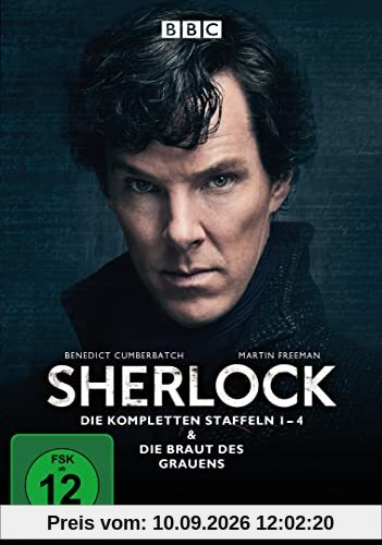 Sherlock - Die komplette Serie: Staffeln 1-4 & Die Braut des Grauens auf 11 DVDs LTD.