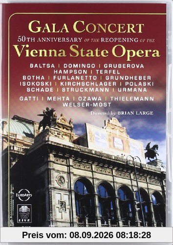 Gala Concert in celebration of the 50th anniversary of the reopening of the Vienna State Opera after the Second World War [2 DVDs]