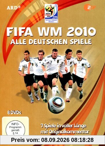 FIFA WM 2010 - Alle deutschen Spiele (8 DVD Box)