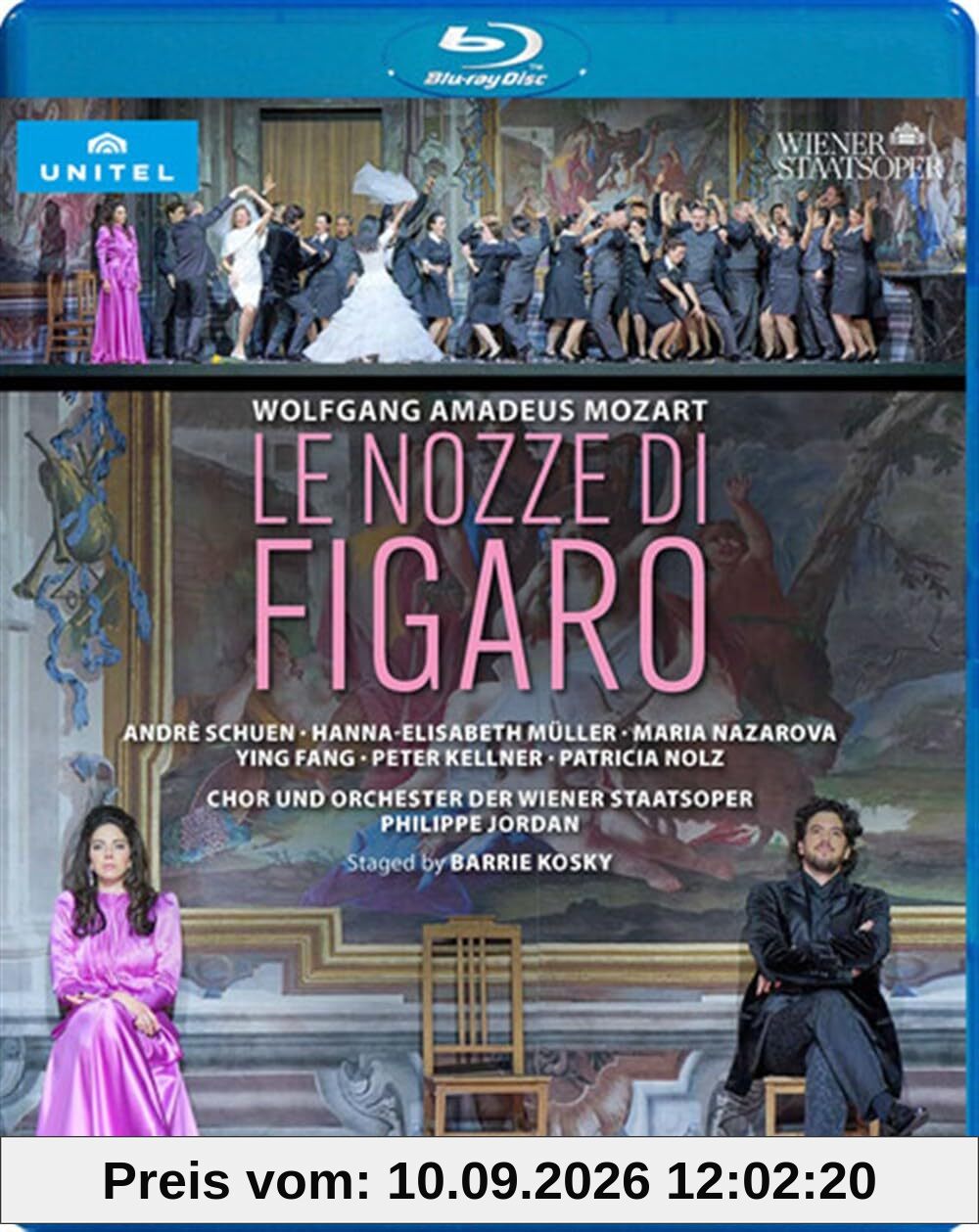 Mozart: die Hochzeit des Figaro (Wiener Staatsoper 2023, Regie: Kosky) [Blu-ray]