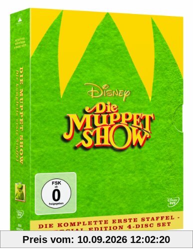 Die Muppet Show - Die komplette erste Staffel (Special Edition, Digipak im beflockten Schuber) [Limited Edition] [4 DVDs]