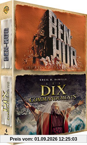Coffret péplum : ben-hur ; les dix commandements [FR Import]
