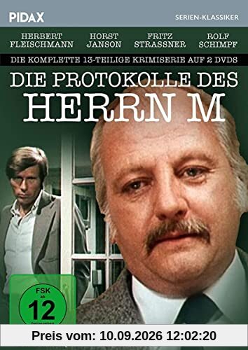 Die Protokolle des Herrn M / Die komplette 13-teilige Krimiserie (Pidax Serien-Klassiker) [2 DVDs]