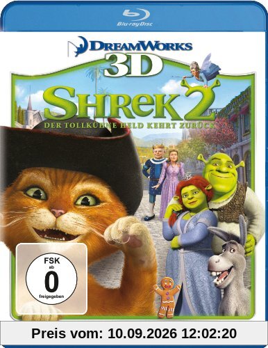 Shrek 2 - Der tollkühne Held kehrt zurück (+ Blu-ray 3D) [Blu-ray]