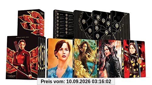 The Hunger Games - The Ultimate Steelbook Collection - 4 Steelbooks im Schuber (4K UHD + Blu-ray) Die Tribute von Panem