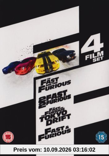 Fast and Furious 1-4 [4 DVDs] [UK Import]