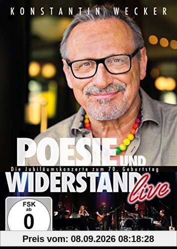 Poesie und Widerstand live - Die Jubiläumskonzerte zum 70. Geburtstag [3 DVDs]