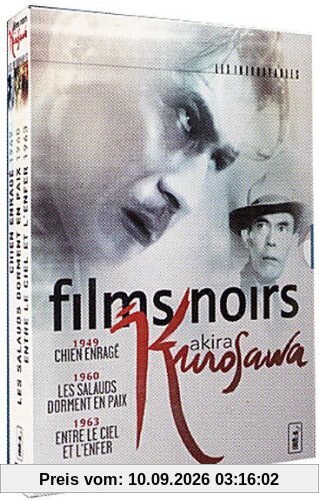 Coffret Akira Kurosawa 4 DVD : Chien enragé (1949) / Les Salauds dorment en paix (1960) / Entre le ciel et l'enfer (1963)