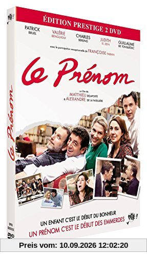 Le prénom : le film + la pièce de théâtre [Édition Prestige]