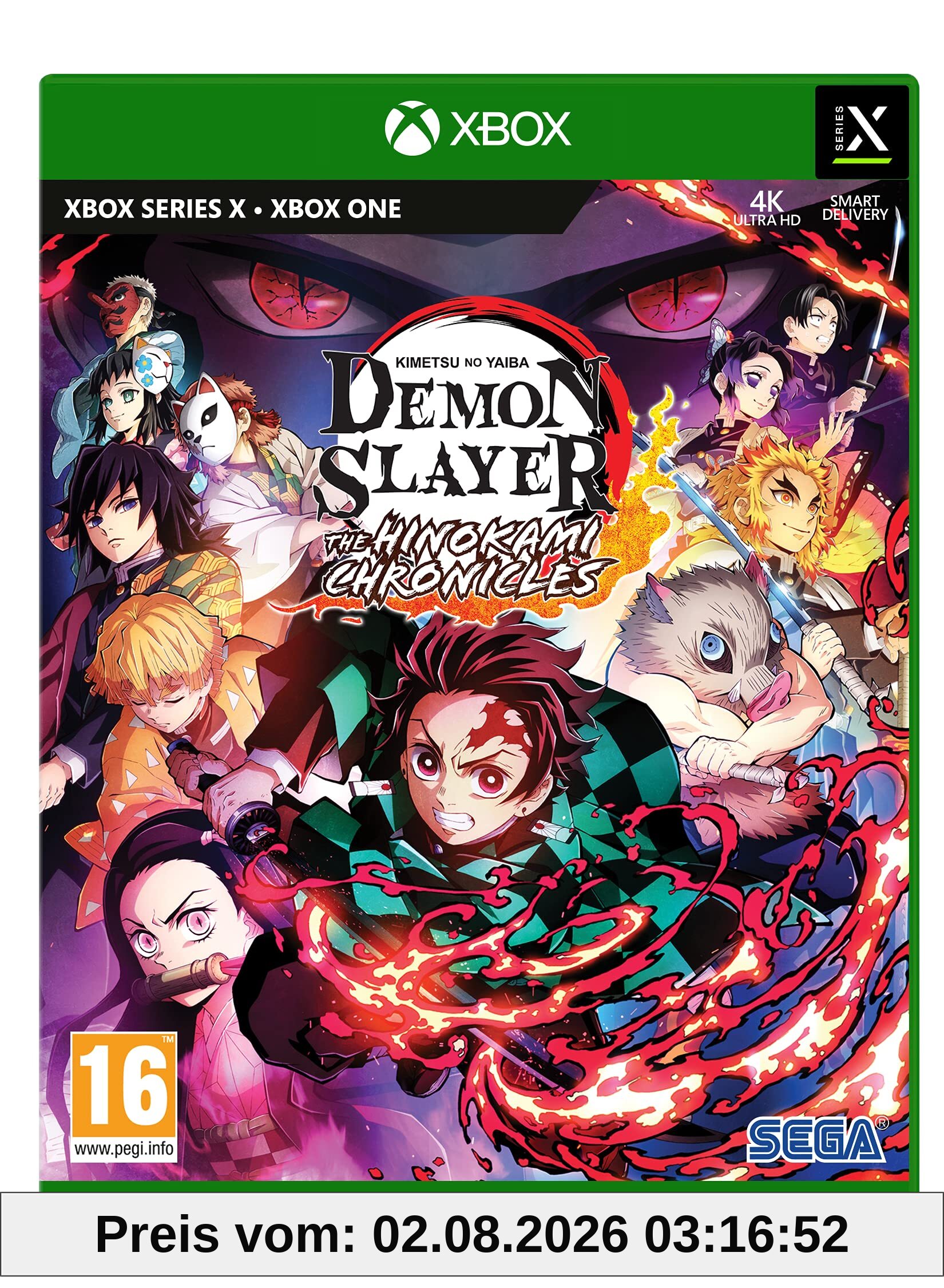 Sega Demon Slayer -Kimetsu No Yaiba- Jpn (Voice) - E F I G S (Text) Box Uk