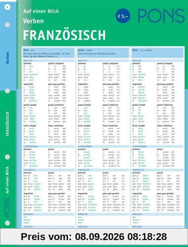 PONS Verben auf einen Blick. Französisch
