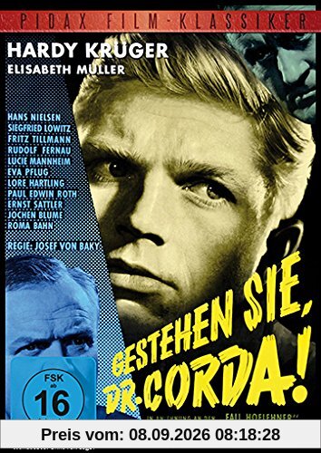 Gestehen Sie, Dr. Corda! - Packender Kriminalfilm mit Starbesetzung (Pidax Film-Klassiker)