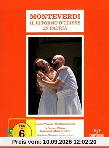 Monteverdi - Il ritorno di Ulisse in patria (Paris, Theatre des Champs-Elysees, März 2017) [2 DVDs]