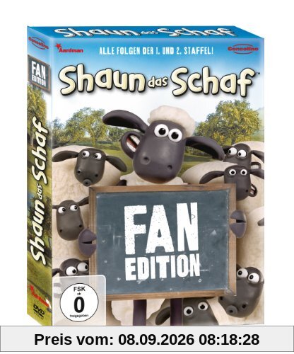 Shaun das Schaf - Fan Edition (Pop-Up Verpackung inkl. 6 Meisterschaf-Spots) [4 DVDs]