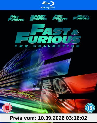The Fast And The Furious Quadrilogy [Blu-ray] [UK Import]
