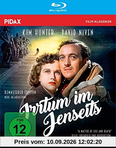 Irrtum im Jenseits - Remastered Edition / Neue 4K-Restauration (A Matter of Life and Death) / Kultfilm mit Starbesetzung (Pidax Film-Klassiker) [Blu-ray]